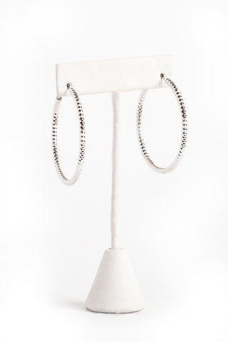 'Loop' Earrings in Silver